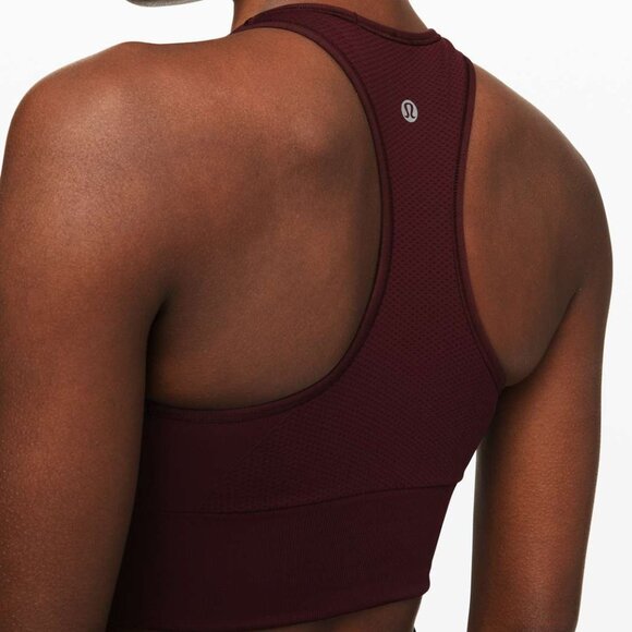 NWOT Lululemon Ebb to Train Bra Garnet size 8 - Picture 5 of 5